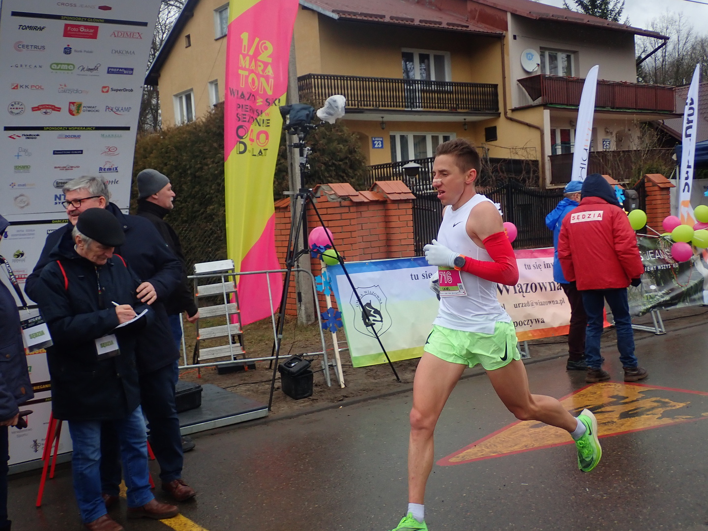 Kamil na mecie w Wiązownie [foto Datasport]